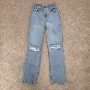 Abercrombie & Fitch The 90’s Straight Ultra High Rise